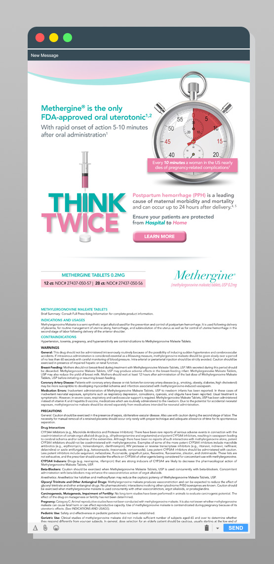 methergine website design