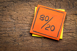 80/20 rule